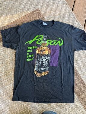 Poison 1989 nothin but a good time shirt size xl